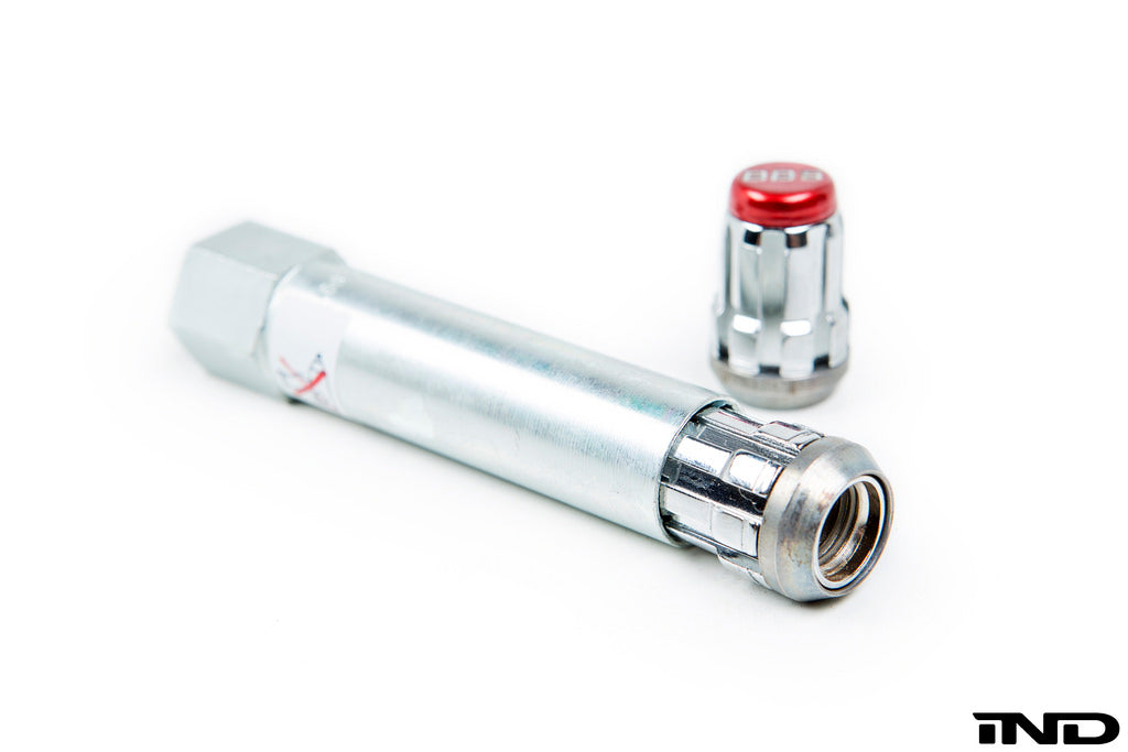 BBS mcgard lug nut set red - iND Distribution