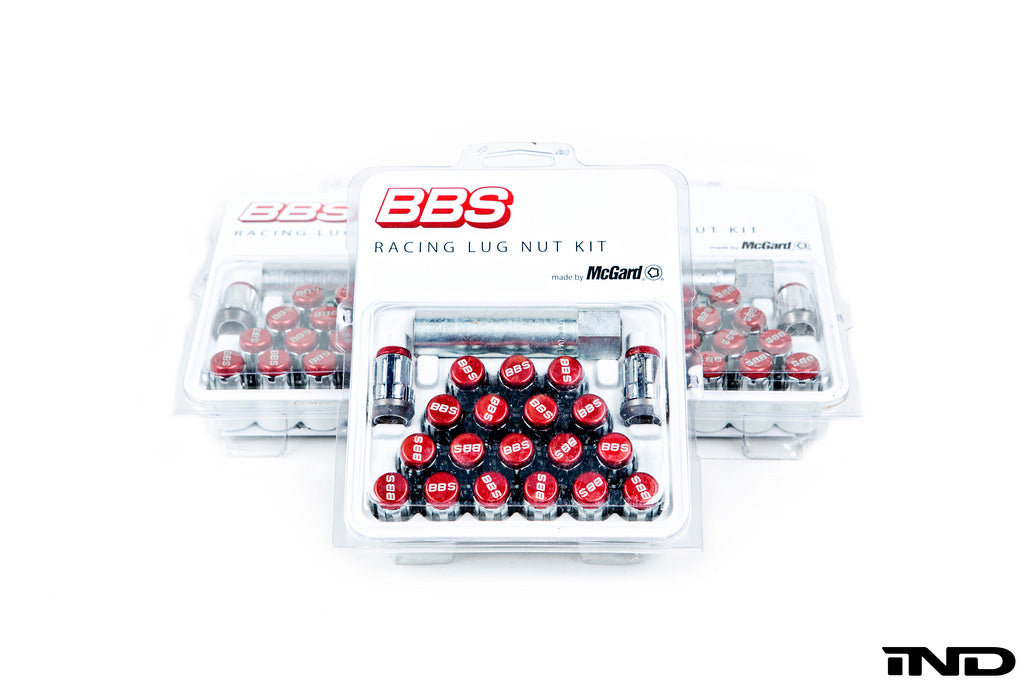 BBS mcgard lug nut set red - iND Distribution