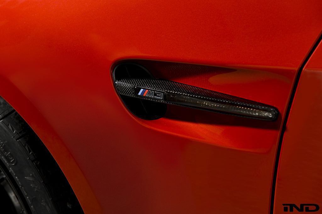 iND e9x m3 carbon fiber side marker set - iND Distribution