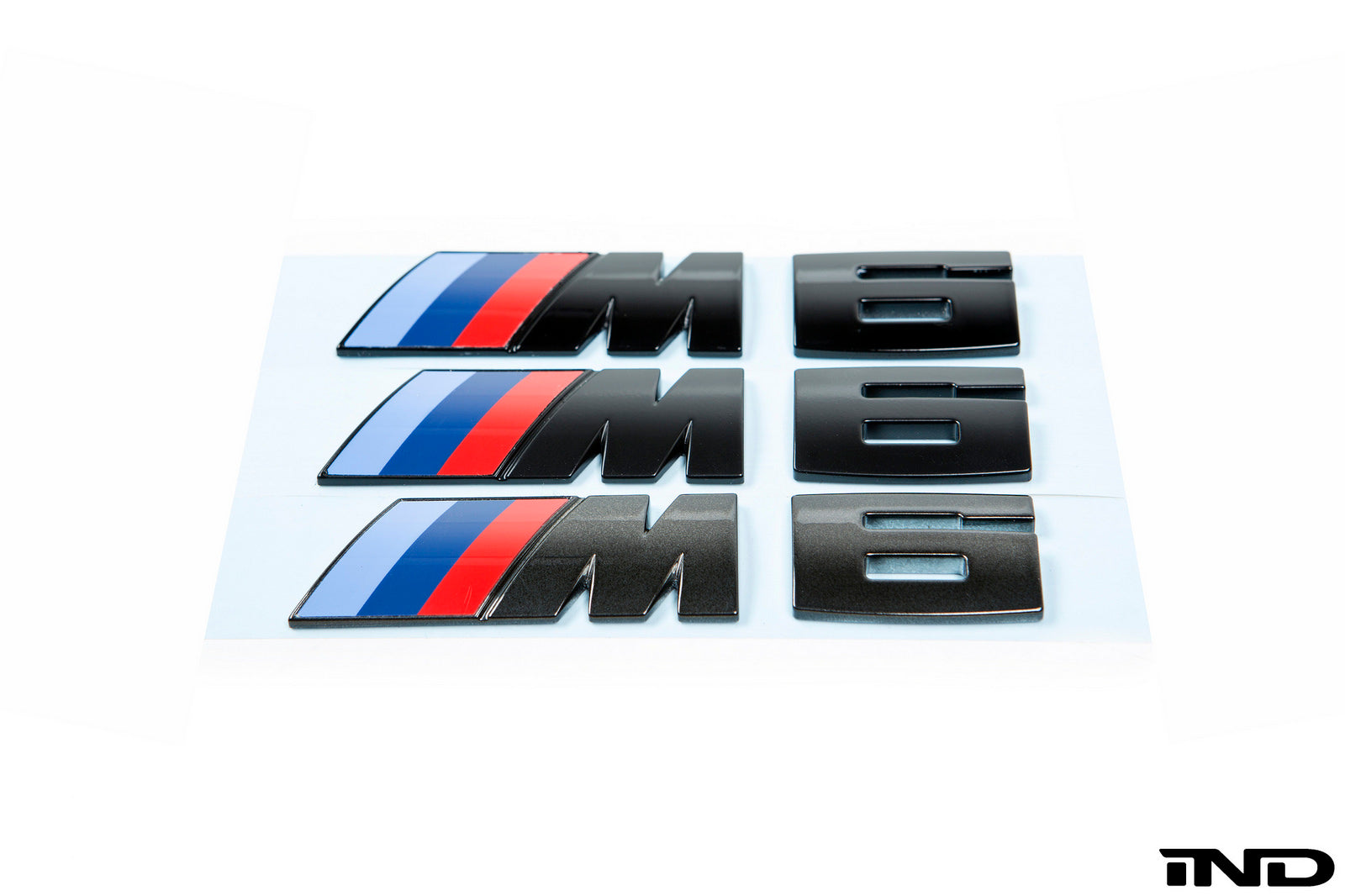iND f06 f12 f13 m6 painted trunk emblem - iND Distribution