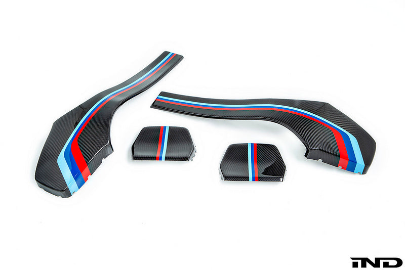 iND f80 m3 f82 m4 painted dry carbon fiber seat back cover set - iND Distribution