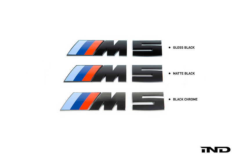 iND f90 m5 painted trunk emblem - iND Distribution