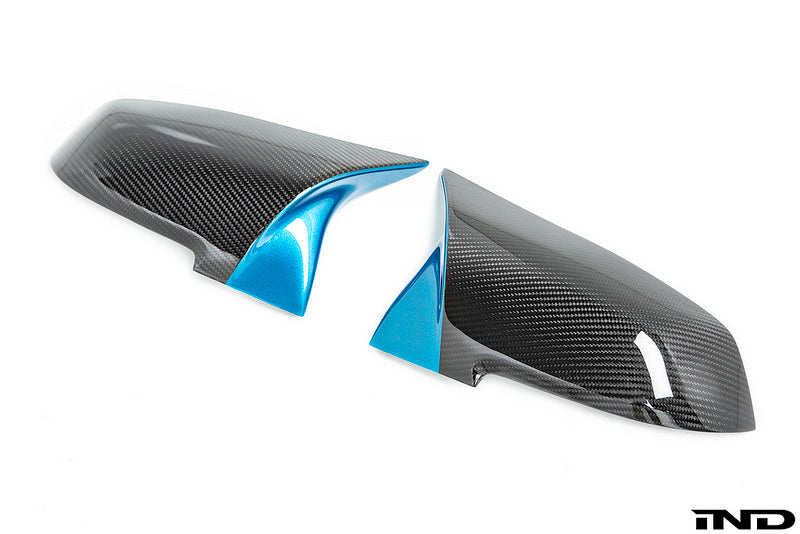 ind painted m inspired dry carbon mirror cover set - iND Distribution