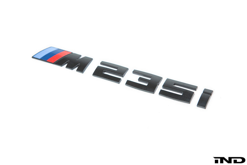 iND f22 m235i m240i painted trunk emblem - iND Distribution