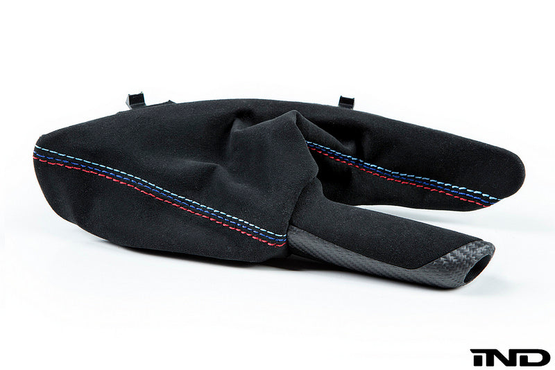 iND f8x m3 m4 matte carbon fiber parking brake handle - iND Distribution