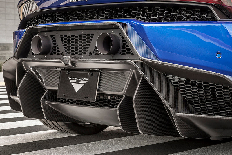 Vorsteiner huracan novara edizione carbon rear bumper with diffuser - iND Distribution