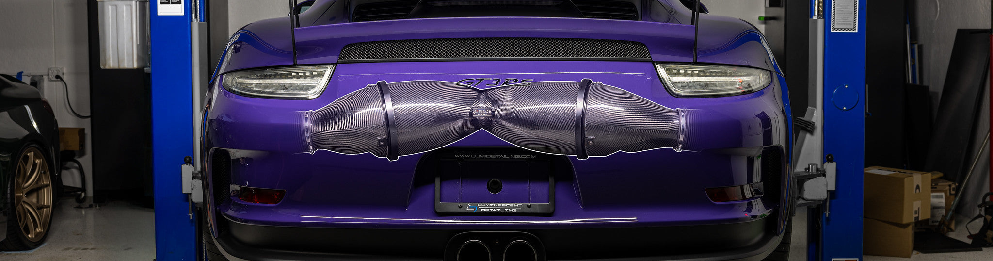 Eventuri Carbon Intake for Porsche 991 GT3 RS Installed