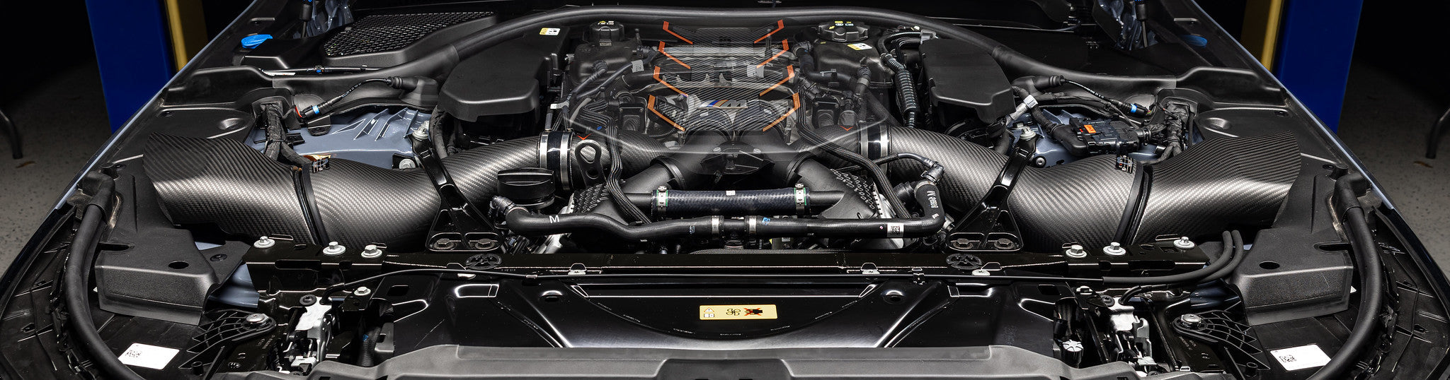 Eventuri G9X M5 Turbo Inlets Installed on Our G99 M5 Touring