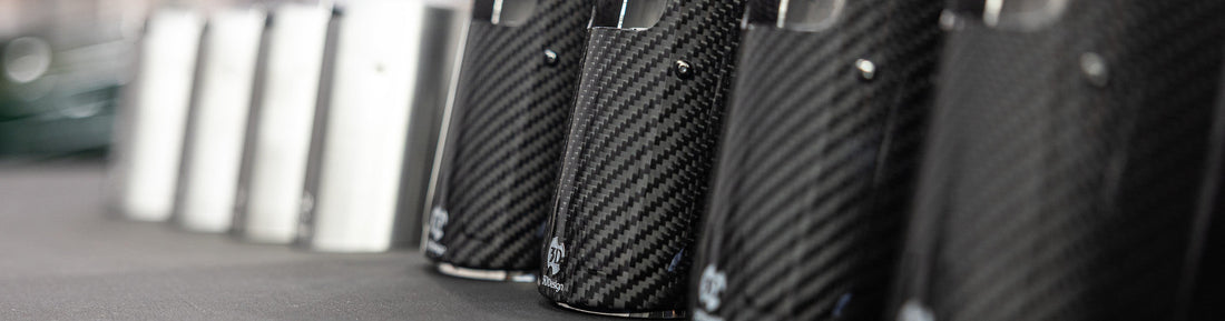 3D Design Carbon & Stainless Exhaust Tips – BMW G8X M2/M3/M4 & G9X M5 (105mm)