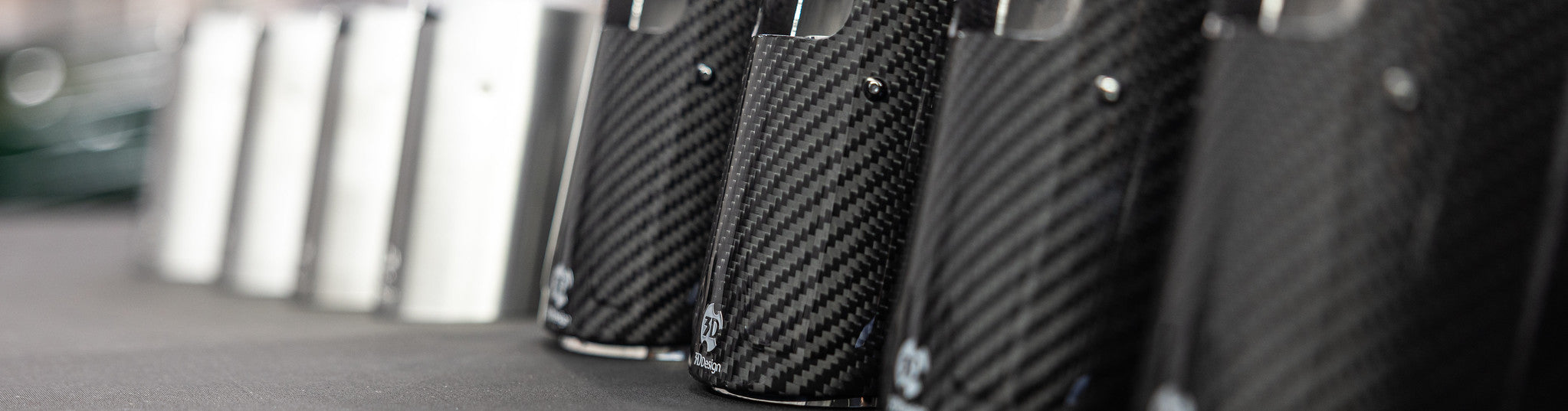 3D Design Carbon & Stainless Exhaust Tips – BMW G8X M2/M3/M4 & G9X M5 (105mm)