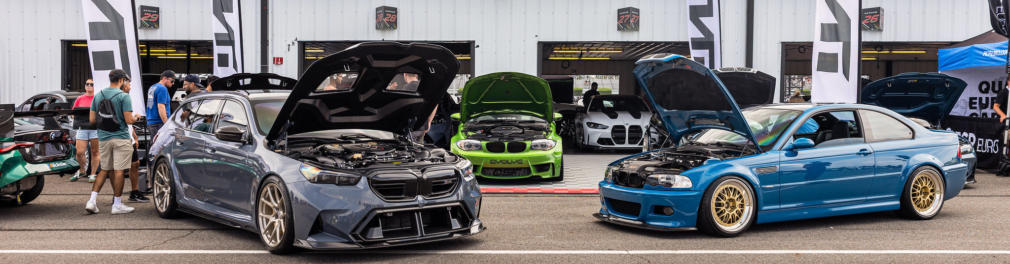 IND at M-Pact 2025: BMW G90 M5, G99 M5 Touring & G82 M4 BRG