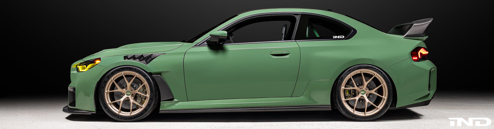IND Auratium Green BMW G87 M2 Portfolio Build