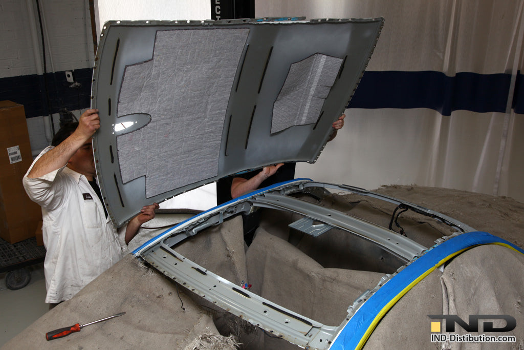 IND installs another E90 M3 carbon fiber roof