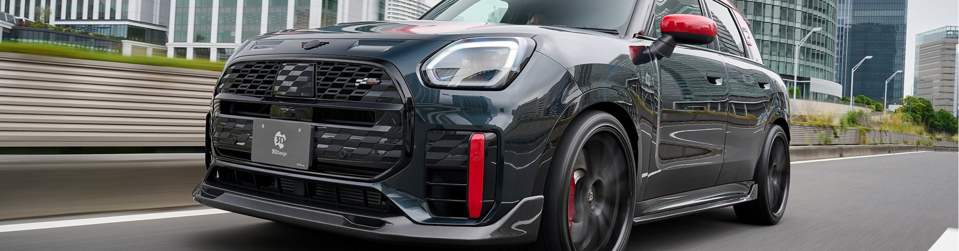 3D Design MINI U25 Countryman JCW ALL4 Carbon Aero Kit – OEM+ Styling with Premium Carbon Fiber Fitment