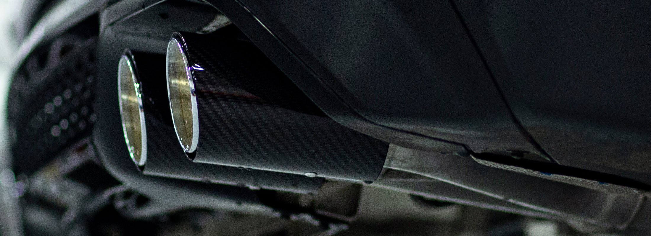 Eisenmann F97 X3M RACE Performance Exhaust 4x90mm Carbon Tip Set