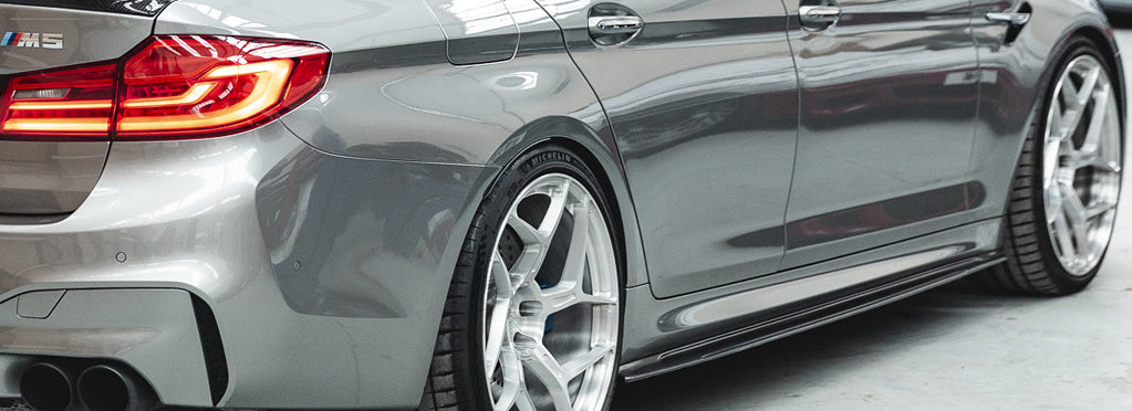 RKP F90 M5 Carbon Kevlar Side Skirt Set