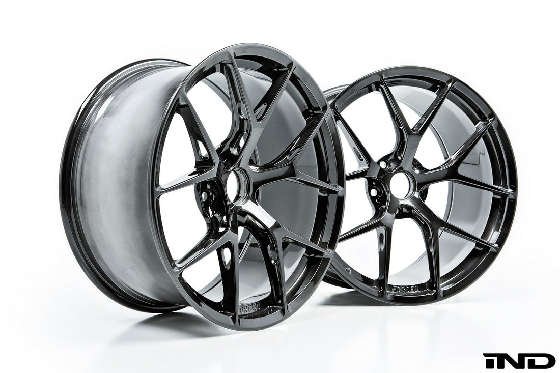 Black Chrome Brushed FI-R Wheel Set