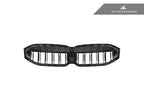 AutoTecknic G20 3-Series LCI Dual-Slat Front Grille - Gloss Black