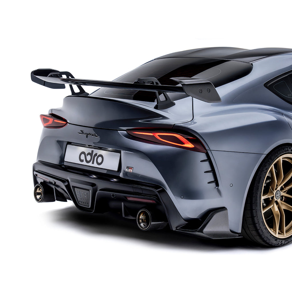 ADRO A90 Supra Carbon Rear Bumper Winglet Set