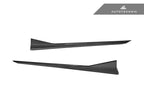 AutoTecknic G90 / G99 M5 Dry Carbon Side Skirt Extension Set