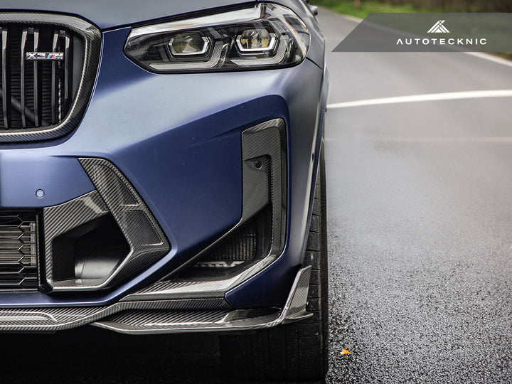 AutoTecknic F97 X3M/F98 X4M LCI Carbon Front Vent Trim Set
