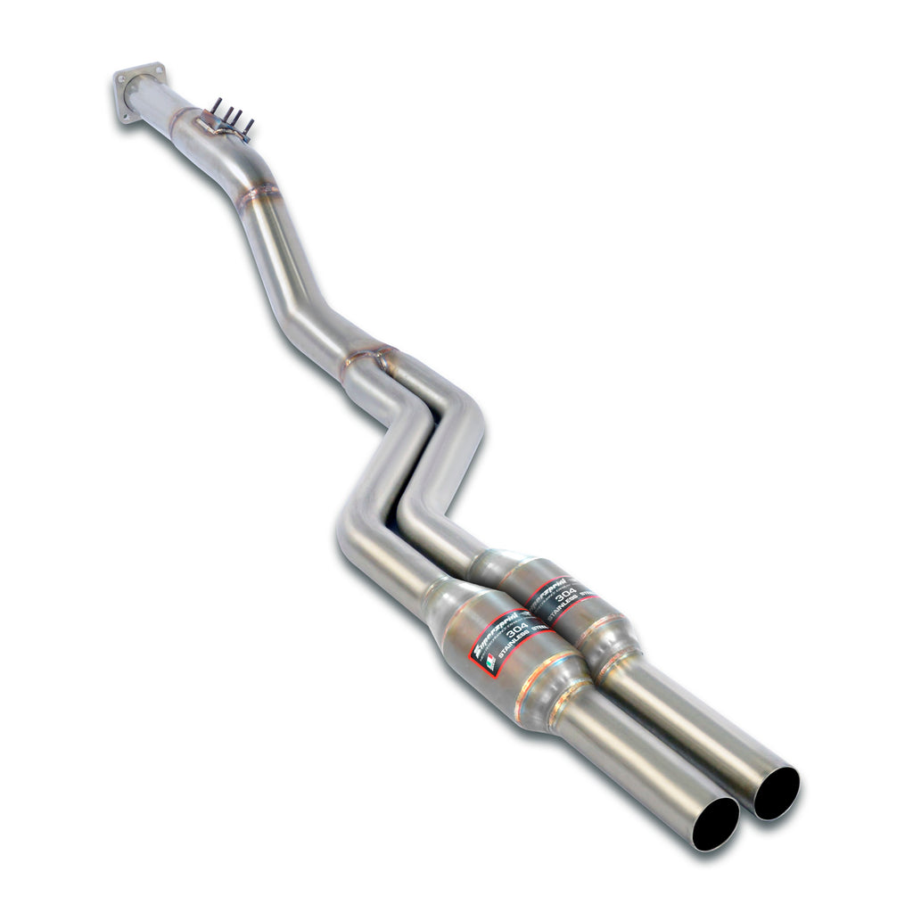 Supersprint ALPINA 5 Series (E28) B7 Downpipe + metallic catalytic converter right - left