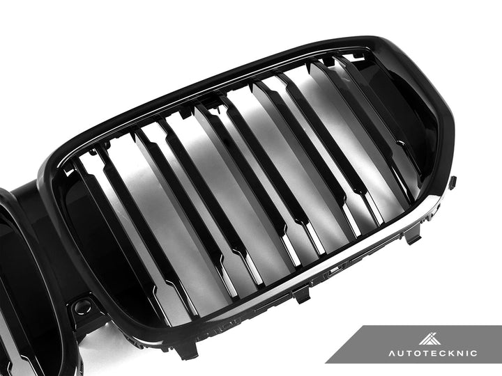 AutoTecknic G05 X5 LCI Dual-Slat Front Grille - Gloss Black