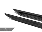 AutoTecknic G90 / G99 M5 Dry Carbon Side Skirt Extension Set