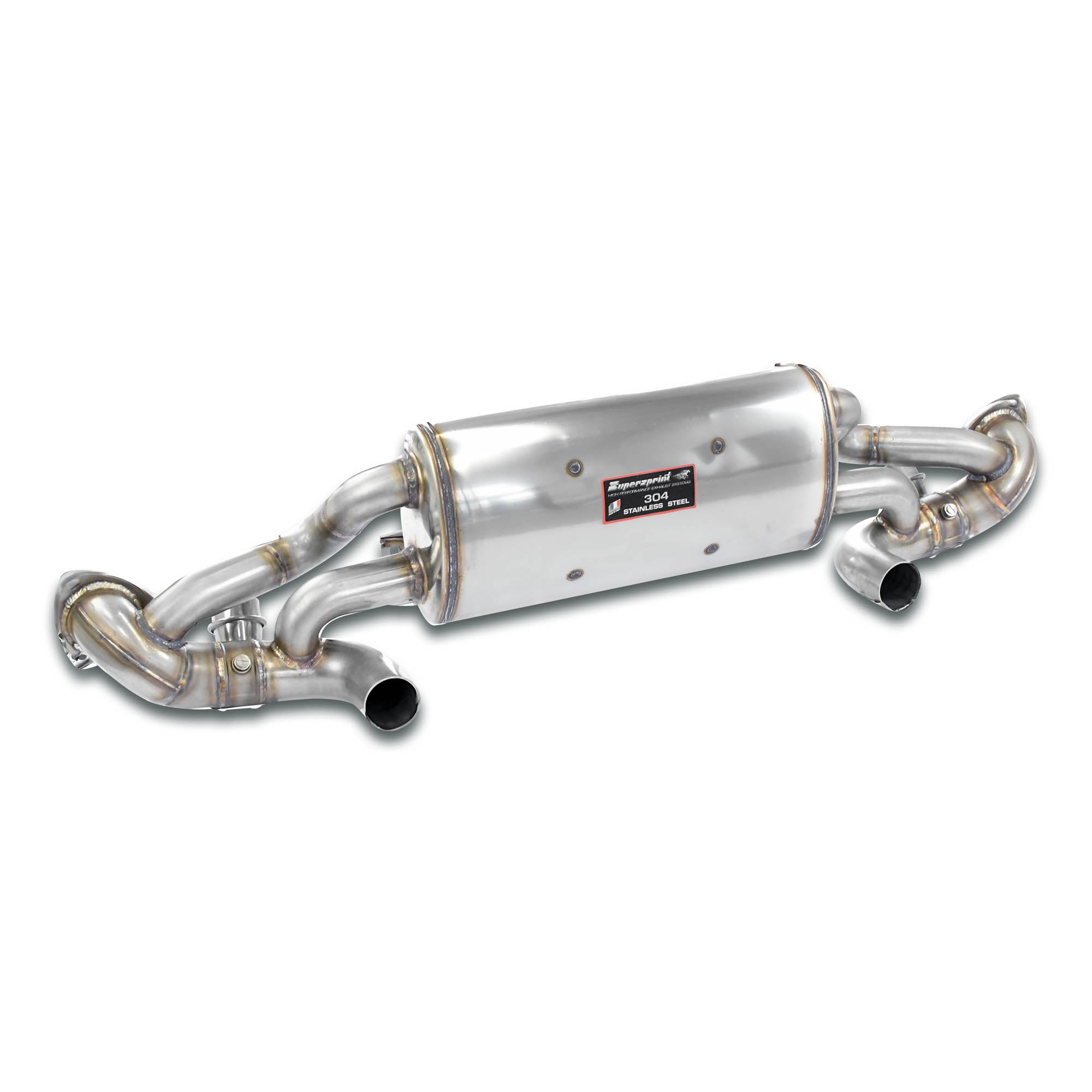 Supersprint 718 GT4 RS Series Rear exhaust right - left with valves