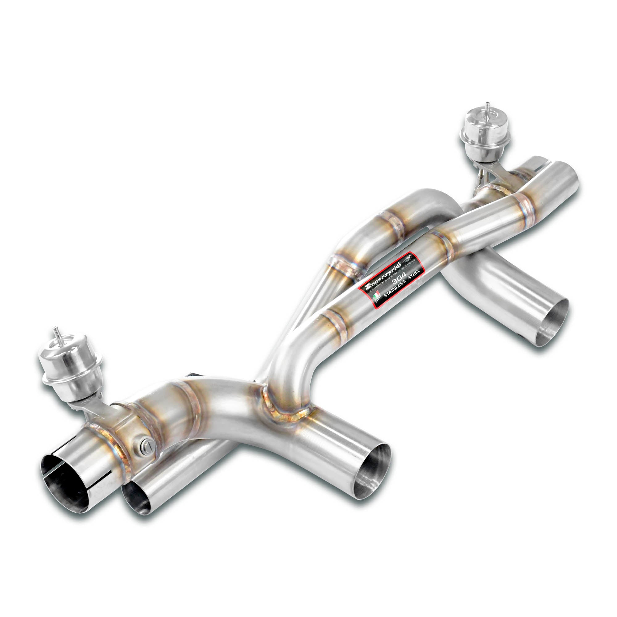 Supersprint PORSCHE 911 991.2 Carrera / S / 4S (3.0i Turbo) Rear Pipe Kit with Vacuum Valves (PSE Exhaust)