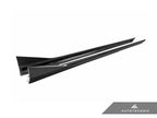AutoTecknic G90 / G99 M5 Dry Carbon Side Skirt Extension Set