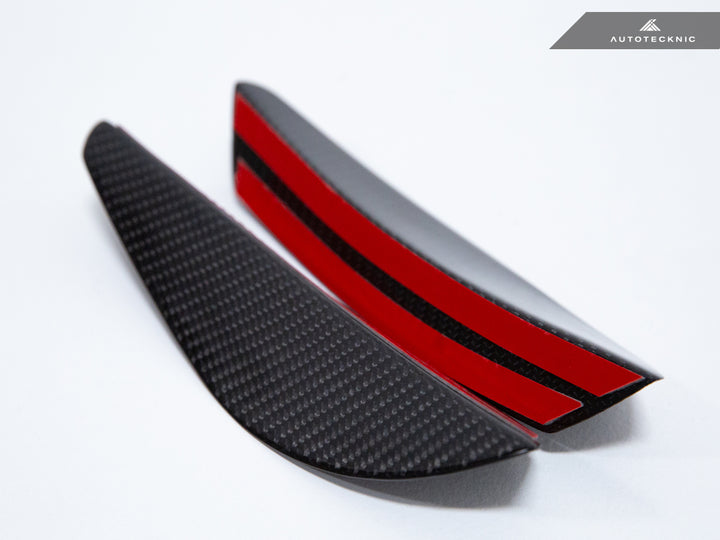 AutoTecknic E9X M3 Dry Carbon Front Bumper Canard Set