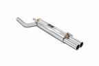 Supersprint BMW 1600/2002 series rear exhaust with dual 60mm pipes, high-performance stainless steel exhaust system.
