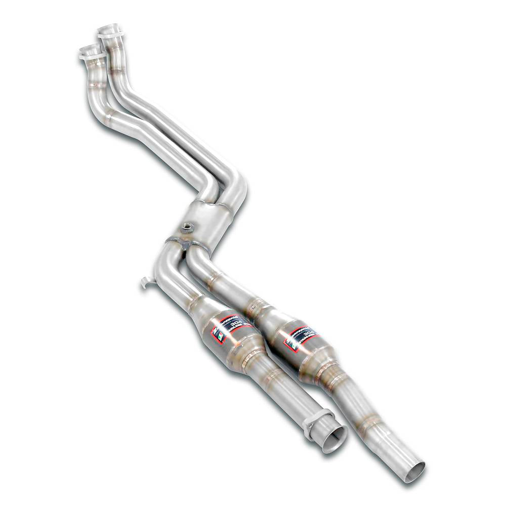 Supersprint MERCEDES W201 190 E Front pipes kit with metallic catalytic converter right - left (for OEM manifold, LHD Only)