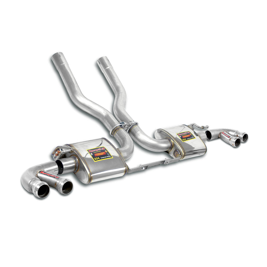 Supersprint PORSCHE CAYENNE (958 Series) Rear exhaust Right - Left "Racing" + "Y-Pipe" for OEM endpipes