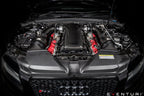 Eventuri black carbon intake system for Audi B8 RS4/RS5 showcasing sleek design and performance features.