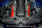 Eventuri black carbon slam panel cover for Audi B8 RS5 facelift, performance car engine bay accessory with sleek finish
