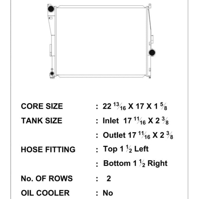 CSF E46 3-Series / 03-05 E85 / E86 Z4 All Aluminum High Performance Radiator