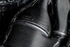 Eventuri black carbon intake system for Audi B9 RS4/RS5, showcasing sleek design and performance enhancements.