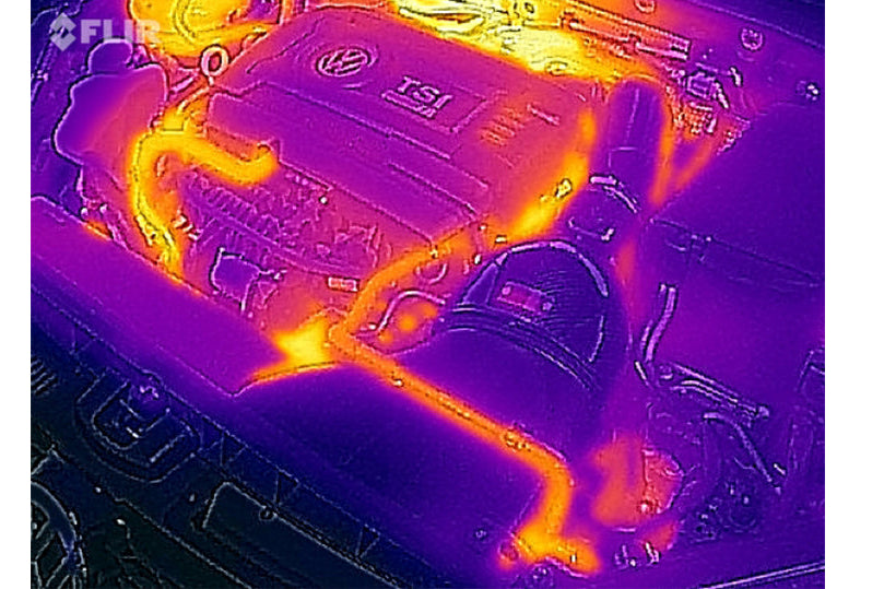 Eventuri VAG 2.0TFSI carbon intake system with sleek black carbon fiber construction, designed for improved airflow and performance.