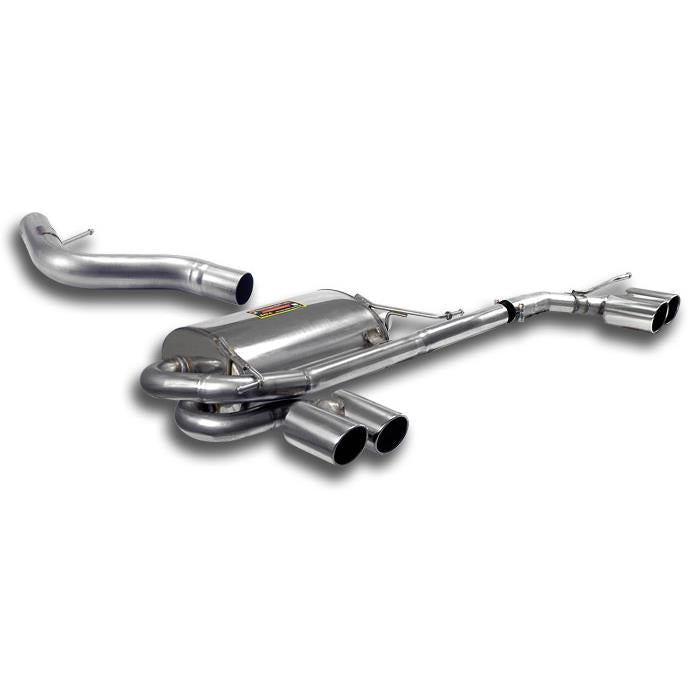 Supersprint BMW E84 X1 Rear exhaust Right OO80 - Left OO80Weld on connection