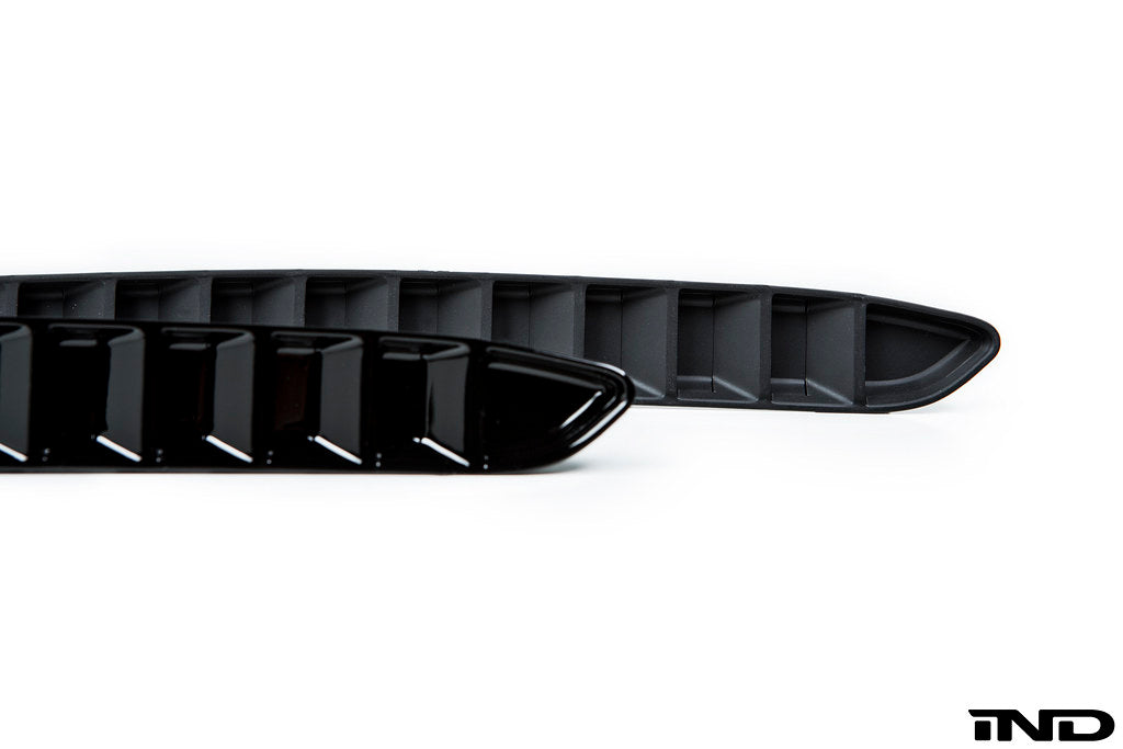 Acexxon F87 M2 rear reflector insert set with horizontal slats for exterior car lighting and safety enhancement.