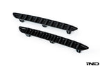 Acexxon F87 M2 rear reflector insert set with horizontal slats, exterior car accessory for enhanced visibility and style.