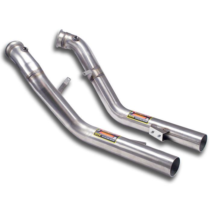 Supersprint MERCEDES W221 S Turbo downpipe kit Right - Left (LHD / RHD)