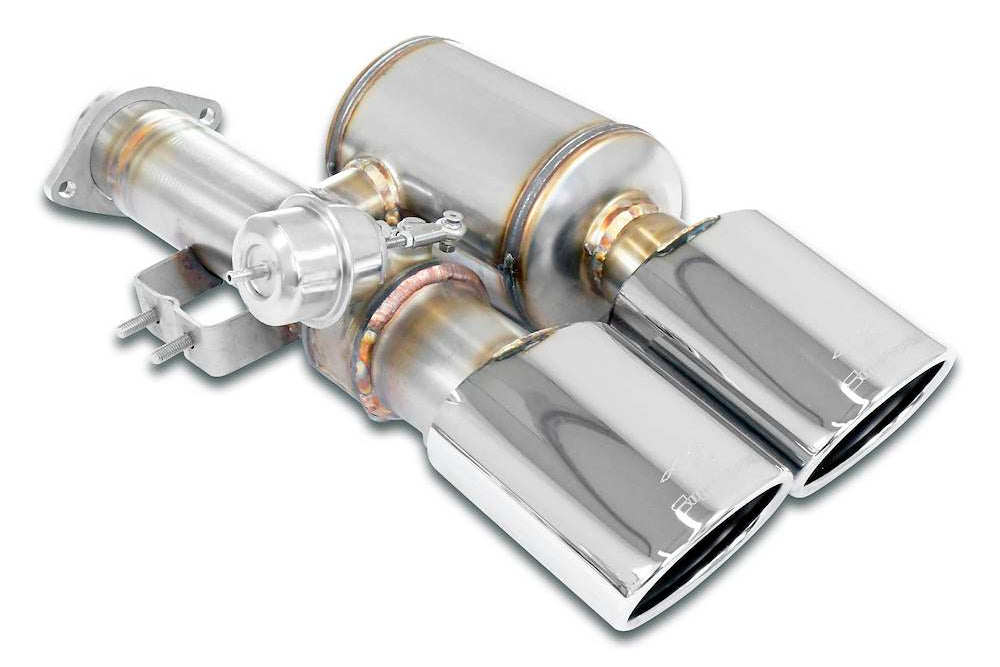 Supersprint FERRARI 550 Rear exhaust Right 120x80 with valve (Vacuum)