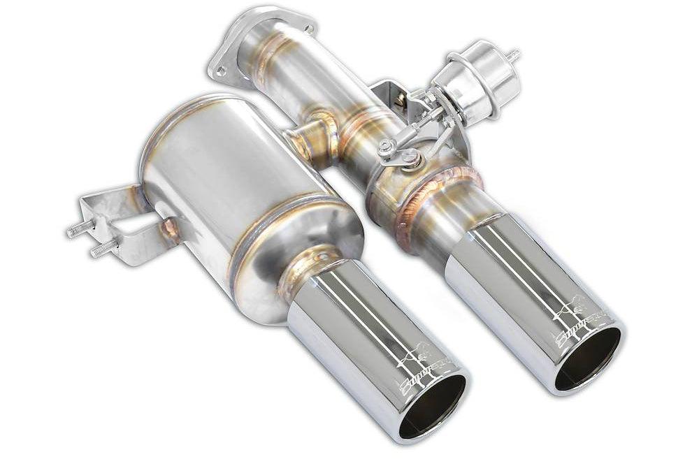 Supersprint FERRARI 550 Rear exhaust Left OO76 with valve (Vacuum)