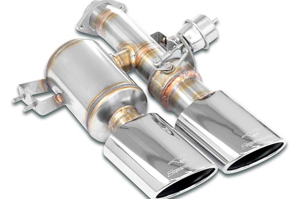 Supersprint FERRARI 550 Rear exhaust Left 120x80 with valve (Vacuum)