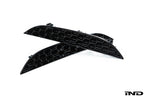 Acexxon F90 M5 rear reflector insert set with honeycomb design, exterior car accessory for enhanced visibility and style.