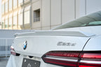 3D Design urethane trunk spoiler installed on a BMW G90 M5 and G60 5-Series sedan featuring OEM+ styling and factory-quality fitment