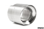 3D Design G45 X3 M50 Stainless Exhaust Tip Set featuring polished stainless steel construction on a white background